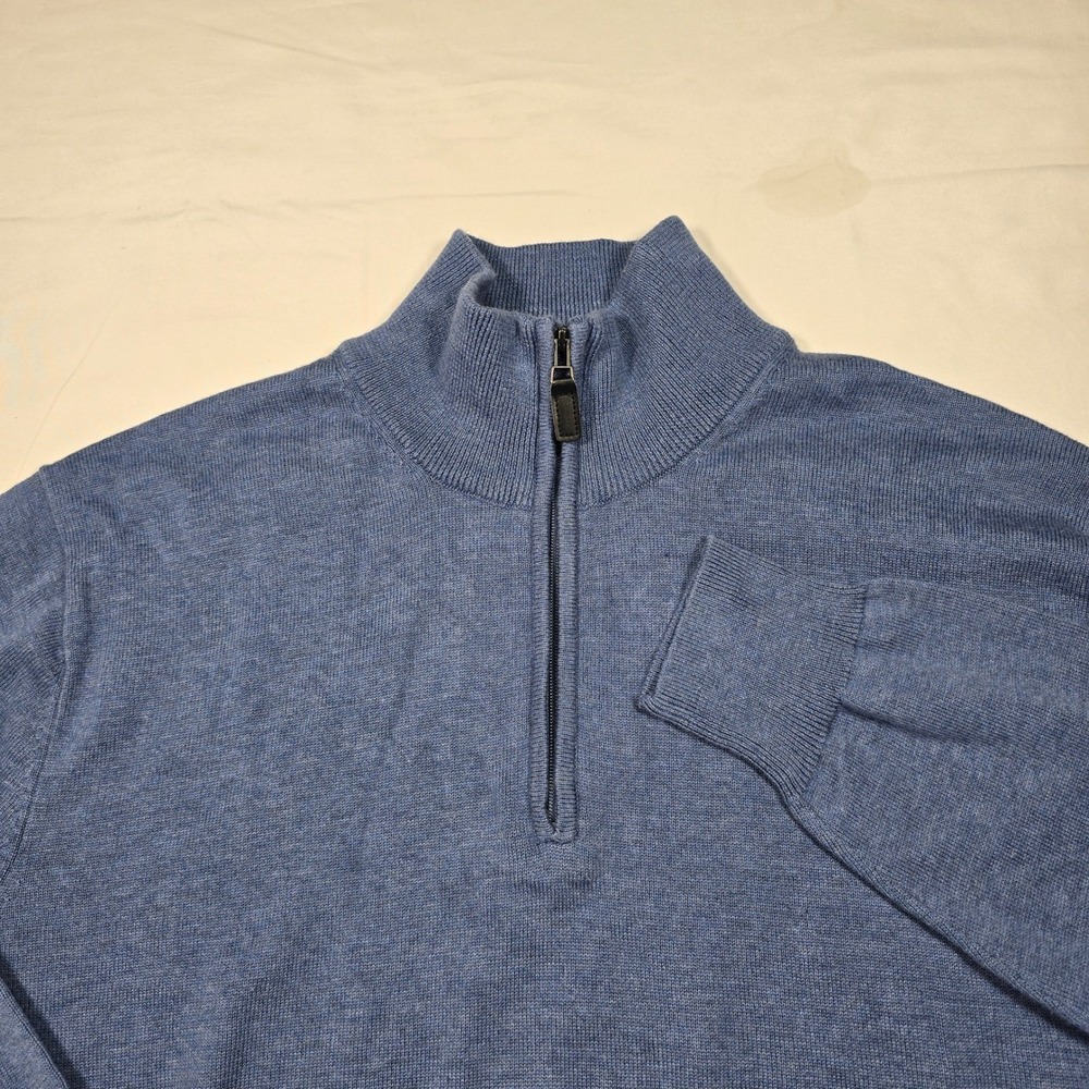 Jos. A. Bank Signature Pima‎ Cotton Quarter Zip Old Money Men's Large